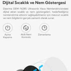 Deerma F628S Ultraviyole (UVC) Soğuk Buhar Makinesi