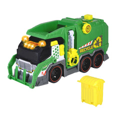Dickie Geri Dönüşüm Kamyonu, Sesli ve Işıklı, Motorlu Kaldırma İşlevli, 39cm