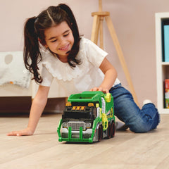 Dickie Geri Dönüşüm Kamyonu, Sesli ve Işıklı, Motorlu Kaldırma İşlevli, 39cm