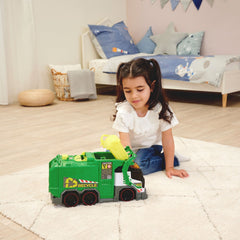 Dickie Geri Dönüşüm Kamyonu, Sesli ve Işıklı, Motorlu Kaldırma İşlevli, 39cm