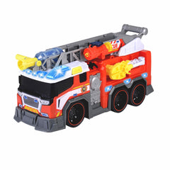 Dickie İtfaiye Aracı, Sesli ve Işıklı, Uzatılabilir Merdivenli, Su Fonksiyonlu, 36 cm