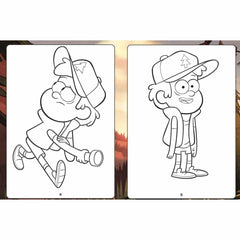 Beta Kids Disney Esrarengiz Kasaba Maskeli Boyama Kitabı Dipper