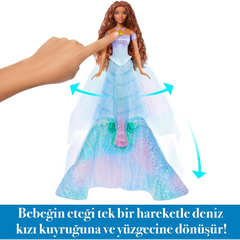 Disney Prenses Kıyafet Değiştiren Ariel Bebek