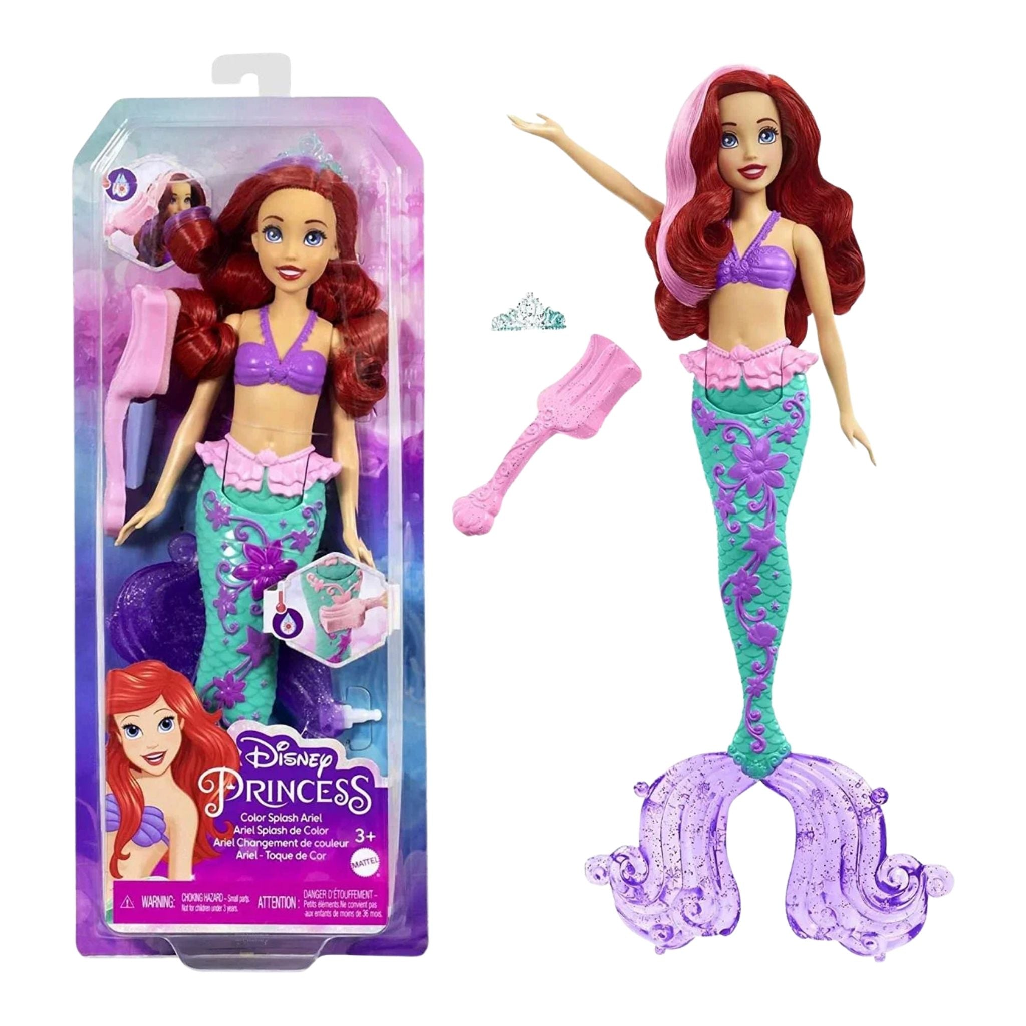 Disney Prenses Muhteşem Renk Değiştiren Saçlı Deniz Kızı Ariel Hlw00