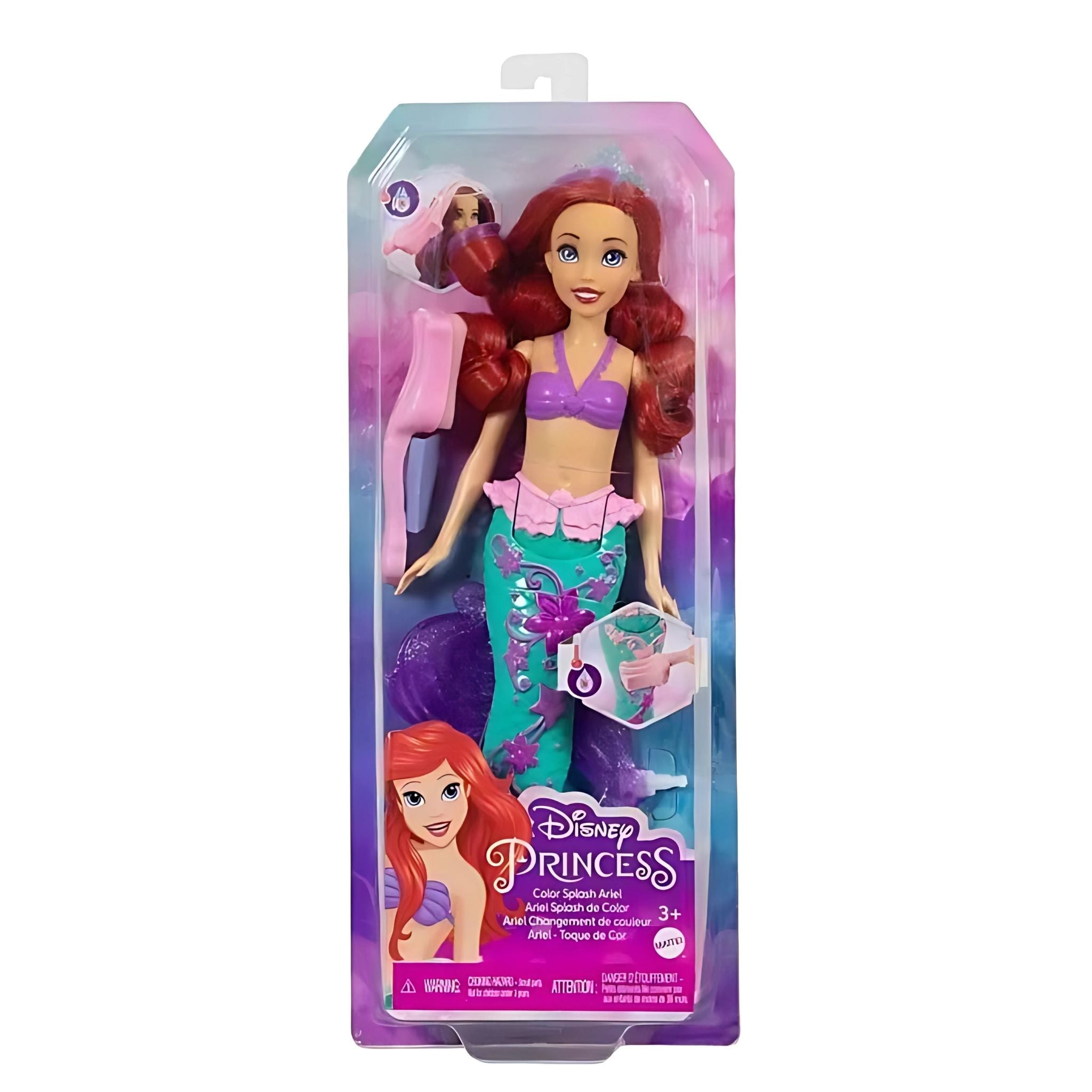 Disney Prenses Muhteşem Renk Değiştiren Saçlı Deniz Kızı Ariel Hlw00