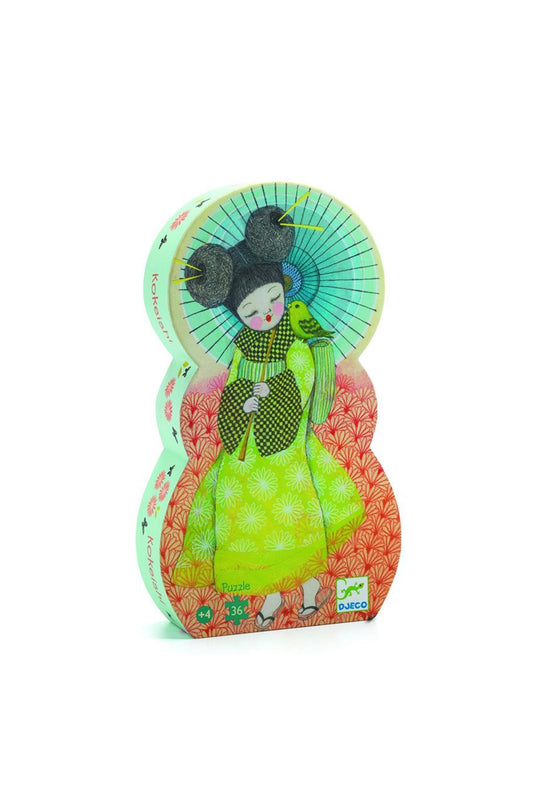 Djeco Dekoratif Puzzle 36 Parça Japon Prenses