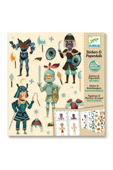 Djeco Kağıt Giydirme Seti Knights