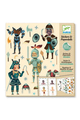 Djeco Kağıt Giydirme Seti Knights