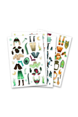 Djeco Kağıt Giydirme Seti Knights