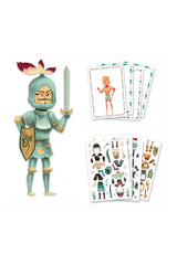 Djeco Kağıt Giydirme Seti Knights