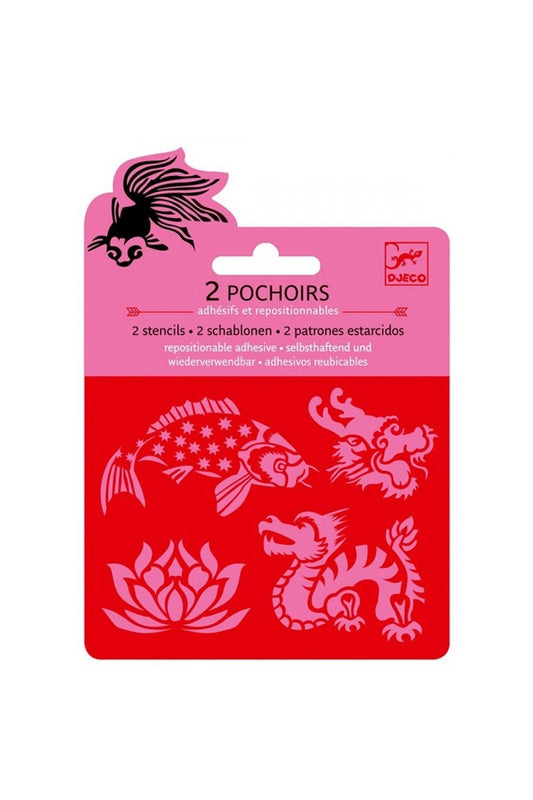 Djeco Resim Boyama Şablonları Asia