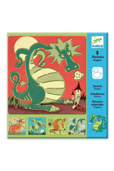 Djeco Resim Boyama Şablonları Dragons