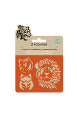 Djeco Resim Boyama Şablonları Wild