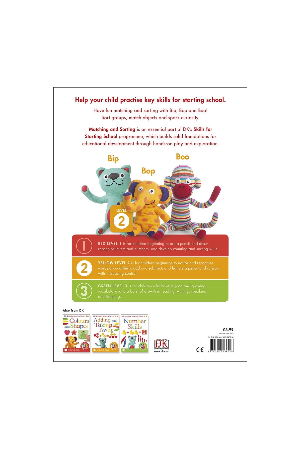 DK Yayıncılık Skills for Starting School Matching