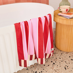 Dock And Bay Banyo Havlusu Waffle L Cherry Bomb