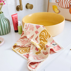 Dock And Bay Banyo Havlusu Waffle L Tiger Palm