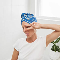 Dock And Bay Saç Havlusu Waffle Serene Songbirg