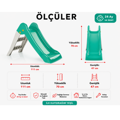Dolu İlk Kaydırağım Yeşil