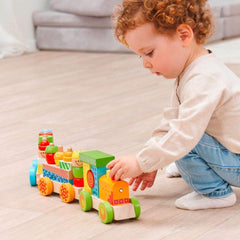 Eichhorn Işıklı Sesli Ahşap Tren 59cm