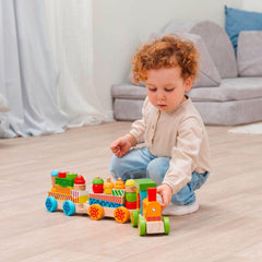 Eichhorn Işıklı Sesli Ahşap Tren 59cm