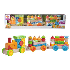 Eichhorn Işıklı Sesli Ahşap Tren 59cm