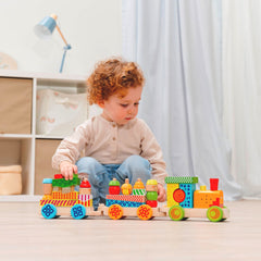 Eichhorn Işıklı Sesli Ahşap Tren 59cm