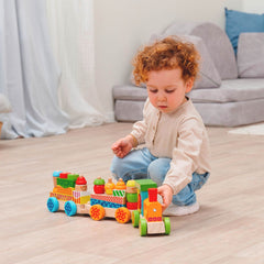 Eichhorn Işıklı Sesli Ahşap Tren 59cm