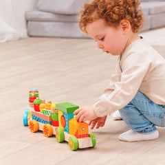 Eichhorn Işıklı Sesli Ahşap Tren 59cm