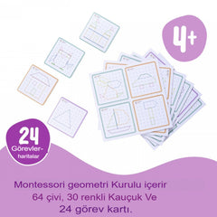 Eichhorn Montessori Ahşap Geo Board