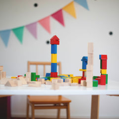 Eichhorn Renkli Ahşap Bloklar 100 Parça