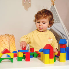 Eichhorn Renkli Ahşap Bloklar 100 Parça