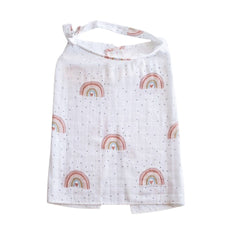 Mama Yoyo Rainbow Desenli Emzirme Önlüğü