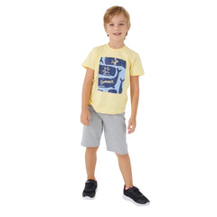 Roly Poly Erkek Çocuk Bermuda Takım Sarı