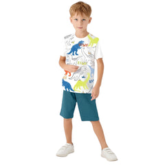 Roly Poly Erkek Çocuk Kapri Takım Turkuaz