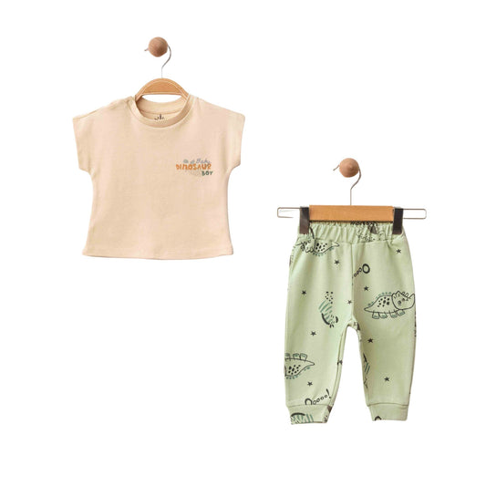 Eslenza Organik 2'li Erkek Çocuk Takım