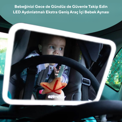 Ezimoov Ledli ve Kumandalı Bebek Dikiz Aynası Pro