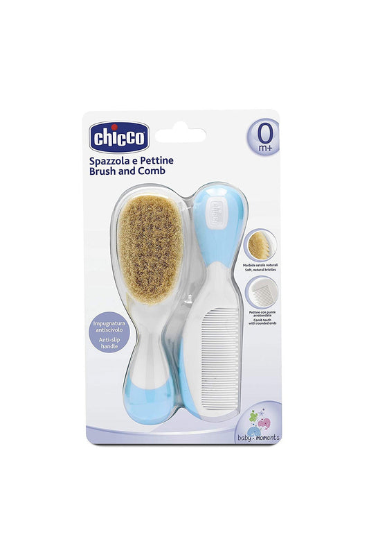 Chicco Fırça ve Tarak Seti Mavi 0ay+