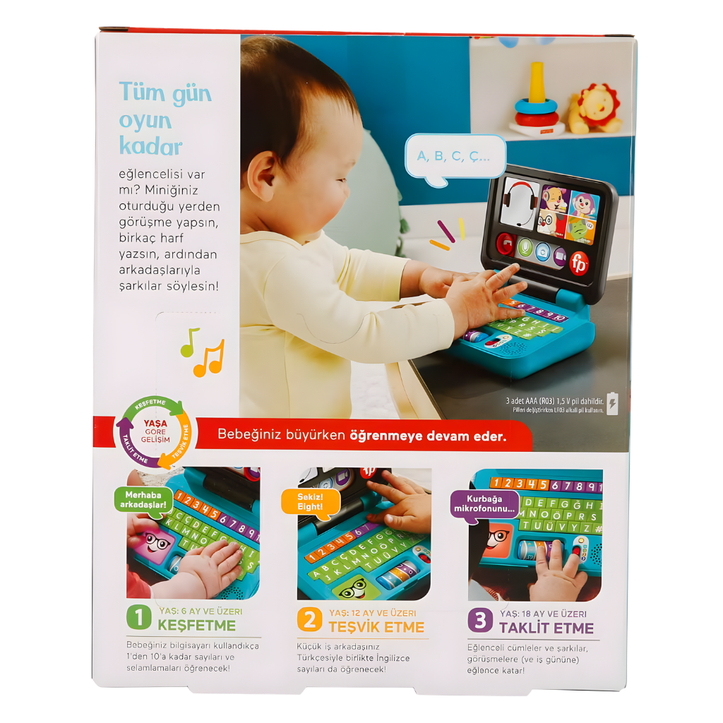 Fisher Price Eğlen ve Öğren İlk Bilgisayarım Hhh08 - Welcome Baby