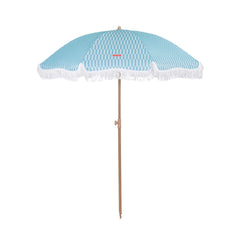 Flamingueo Caramel Plaj ve Bahçe Şemsiyesi Mavi
