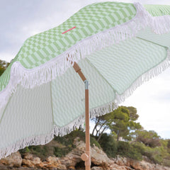 Flamingueo Caramel Plaj ve Bahçe Şemsiyesi Yeşil