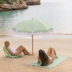 Flamingueo Caramel Plaj ve Bahçe Şemsiyesi Yeşil
