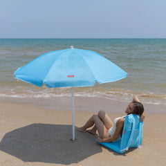 Flamingueo Cyndi Plaj Şemsiyesi Mavi