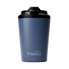Made by Fressko İçi Seramik Çelik Termos Mug 340ml Camino Denim (Kot Mavisi)
