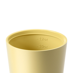 Made by Fressko İçi Seramik Çelik Termos Mug 340ml Camino Limoncello (Açık Sarı)