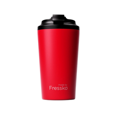 Made by Fressko Paslanmaz Çelik Çift Duvarlı Termos Mug 475ml Grande Chilli (Canlı Kırmızı)