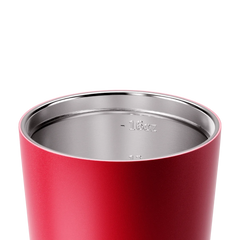 Made by Fressko Paslanmaz Çelik Çift Duvarlı Termos Mug 475ml Grande Chilli (Canlı Kırmızı)