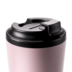 Made by Fressko Paslanmaz Çelik Çift Duvarlı Termos Mug 475ml Grande Floss (Açık Pembe)