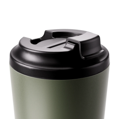 Made by Fressko Paslanmaz Çelik Çift Duvarlı Termos Mug 475ml Grande Khaki (Haki)