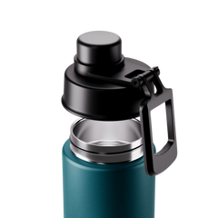 Made by Fressko Move 660 ml termos matara Emerald (Zümrüt Yeşili) – sızdırmaz yudum kapak detayı