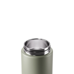 Made by Fressko Sızdırmaz Yudum Kapaklı Çelik Termos Matara 660ml Move Sage (Adaçayı Yeşili)